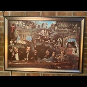 Gangsters portrait. Purchased from the Danbury fair mall in Danbury, ct. in 2005